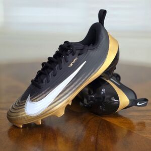 Nike Vapor Speed 3 Football Shoes Cleats Black Gold FB3303-003 Men's Size 8.5 LE